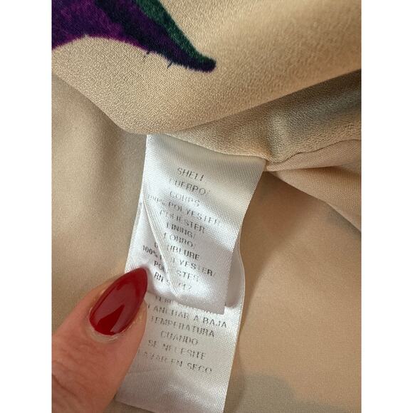 Donna Morgan Wrap Casual Mini Dress Long Sleeve Surplice Short Size 4 - Picture 5 of 7